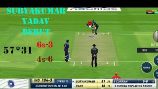 Suryakumar yadav in real cricket 20