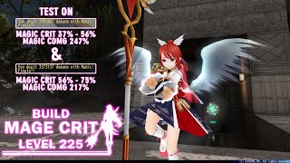 [Toram Online] Build Mage Critical Level 225