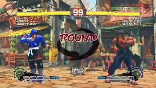 USF4 Ranked - Guy(Azurkane) v Evil Ryu(JameZ9) - Replay Highlight 1