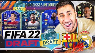 DRAFT 100% REAL - BARCA 2023 (NOUVEAUX TRANSFERTS) CHALLENGE !!🤩  [FIFA 22]