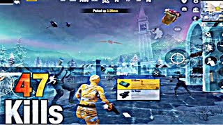 SOLO VS SQUAD PUBG MOBILE Rush Gameplay 47 Kills 2 Matches in New Mode Frozen Kingdom Master Gaming