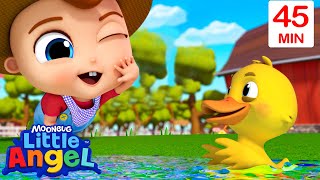 Old MacDonald's Farm Animals | Little Angel and Cocomelon Nursery Rhymes