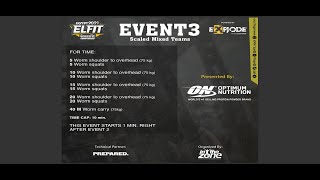 ELFIT CrossFit® Championship 2021 - Demo Event 3  ( Scaled Mixed Team )