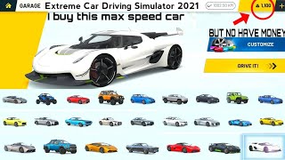 😱 i buy this max speed car😱- Extreme car driving simulator