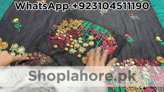 Fiora 3pcs unstitched luxury lawn collection part 6