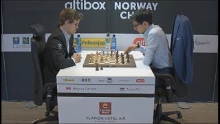 MAGNUS CARLSEN VS ANISH GIRI | BLITZ CHESS 2017 - NORWAY CHESS 2017