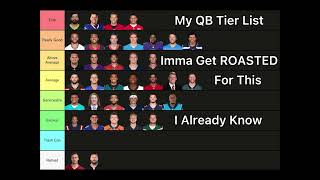 My NFL QB Tier List