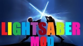 MOD REVIEW : LIGHTSABER [LICHTSCHWERT] - MINECRAFT 1.4.7 [HD/GERMAN/DEUTSCH]