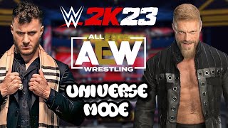 WWE 2K23 - How To Make an AEW Universe Mode