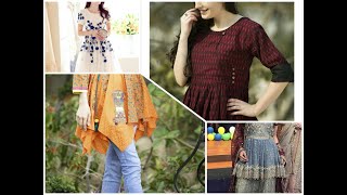 #kurtidesign#Stylishkurti Most beautiful kurti design/short kurti design ideas 2020 for women