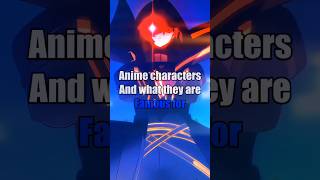 What are anime characters famous for 🤔 #anime #animeshorts