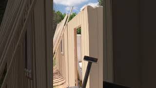 Hand stacked roof #Rafters #framing #building #construction #garage