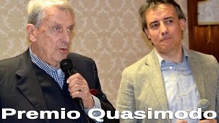 Flash del Premio Salvatore Quasimodo 2017, con Alessandro Quasimodo, Mogol e Giuseppe Aletti