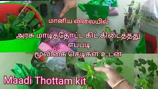 Maadithottam Kit /Government Garden Kit /மூலிகை செடிகள் உடன் /அரசு மாடித்தோட்ட கிட்