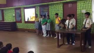 Jago Durga performed by school champs