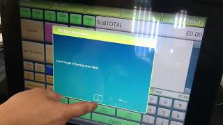 How To Back Up Cash Register Touch Screen Till System Programming SPS2300