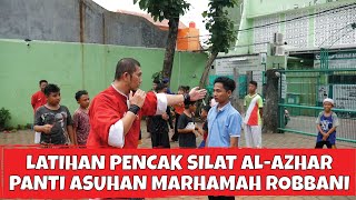 Latihan Pencak Silat bersama Adik-adik Panti Asuhan Marhamah Robbani