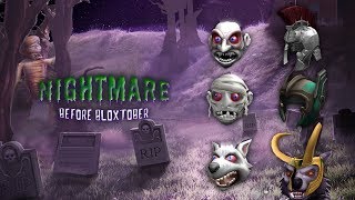 ROBLOX - Nightmare Before Bloxtober ALL ITEMS!!!