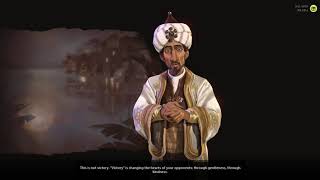 Civilization 6 Saladin of Arabia Defeat Cutscene