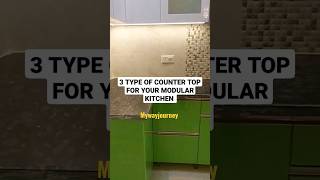 Modular kitchen Countertops Design idea #shorts #youtubeshorts #shortvideo #ytshorts #interiordesign