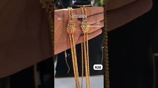 Beautiful gold covering double layer 24 inch long chain with side locket#shortsfeed #shorts #viral