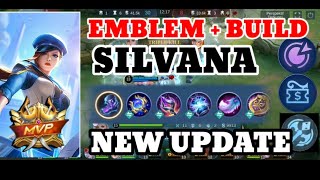 TERBARU..!!! EMBLEM & BUILD SILVANA NEW UPDATE#mobilelegends