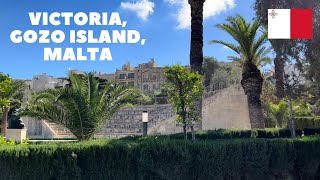 What to visit in Victoria, the Capital City of Gozo Island, Malta | Travel Vlog | 4K Walking Tour