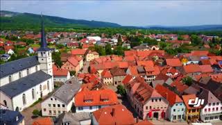 Bischofsheim/Rhön von oben