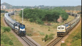 ALCo chased by EMD | Diesel Actions on Busiest Section of Rajasthan | Indian Railway