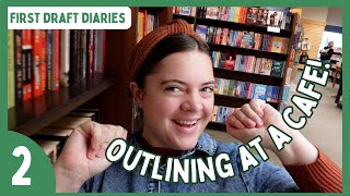 writing new words and outlining at barnes! (nanowrimo daily vlog | day 2) #nanowrimo