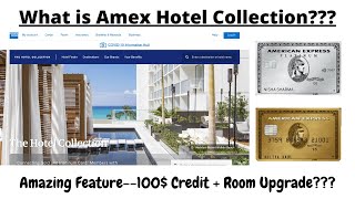 LIVE DEMO -- HOTEL COLLECTION with Amex Gold Charge Card and Amex Platinum Charge Card