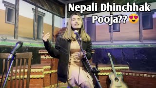 @Indu Malla Singing Like Dhinchak Pooja😂🤣 #shorts