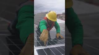 solar plant Installation work #shortsyoutube