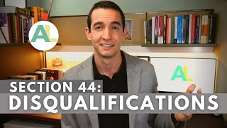 Section 44: Disqualification of Senators and Members of the House of Representatives | AUSSIE LAW