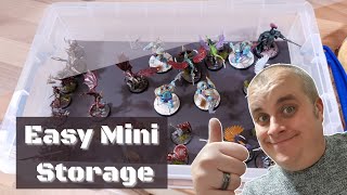 Easy Miniature Storage When You Have No Space