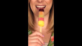 👆🏼👆🏼👆🏼 Long version 👉🏼 ASMR Popsicle 👉🏼 Get ready for Brain melting sounds! 😁 #shorts