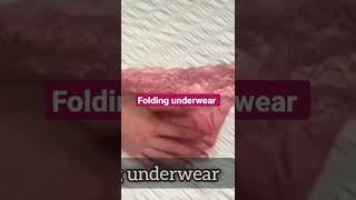 folding underwear #short,#youtubeshort