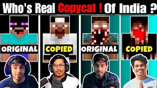 Who's  Real Copycat ? Yessmartypie Himland / Anshu bisht fleetsmp. @YesSmartyPie