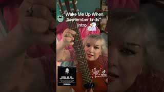 How to Play “Wake Me Up When September Ends” #easyguitartutorial