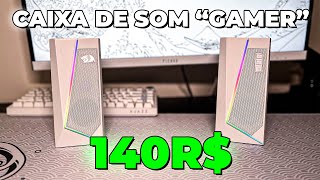 A CAIXINHA DE SOM MAIS CUSTO BENEFÍCIO DE 2024! - REDRAGON GS520 (Unboxing e Review)