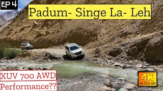 EP 4 | Padum - Leh | Zanskar Ladakh Trip @TravelIsNirvana #xuv700 #awd  #offroading