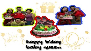 Perayaan ulang tahun adat china baby queen yg ke 1 tahun dirumah | kids birthday party