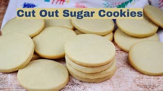 Cut out sugar cookies