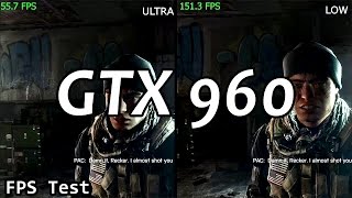 Battlefield 4 Ultra vs Low  GTX 960 +  FPS