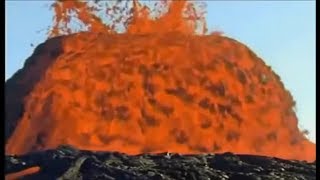 Mega magma/lava overspill !!