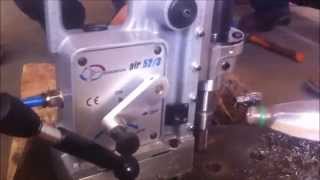 Euroboor Air 52/3, Pneumatic magnetic drilling machine, UAE and Oman