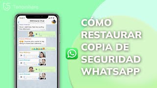 Cómo Restaurar Copia de Seguridad de WhatsApp sin iTunes en Cualquier Celular e iPhone 2024