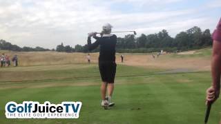 Charley Hull Golf Swing Montage (SLOW MOTION). Driver/Irons/wedges.