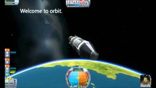 First Orbit and EVA - A Kerbal Space Program Tutorial