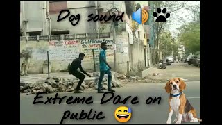 Dog sound 🔊🐕 pranks on public see reaction #pakkalocal#prank #pareshanboys  #pakkalocalentertainment